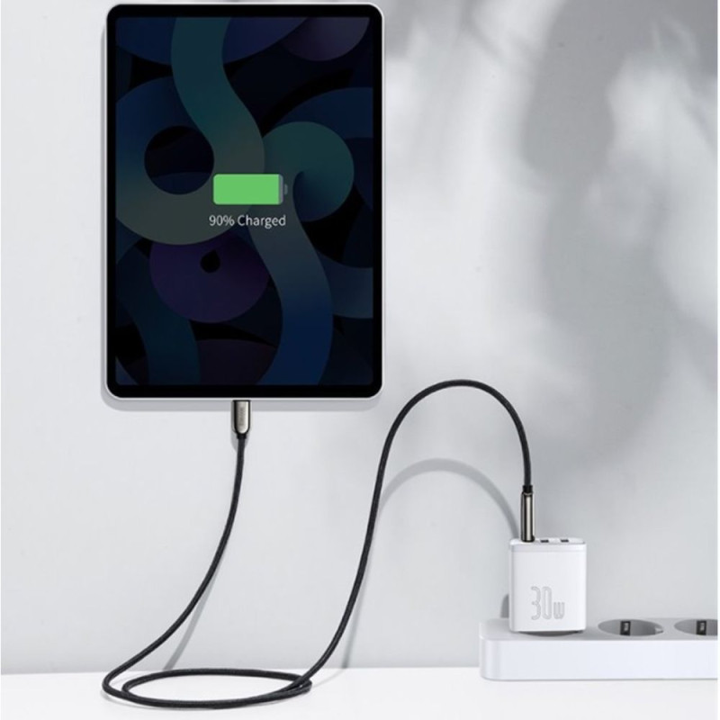 МЗП Baseus Compact Quick Charger 30W QC+ PD (1Type-C + 2USB) black