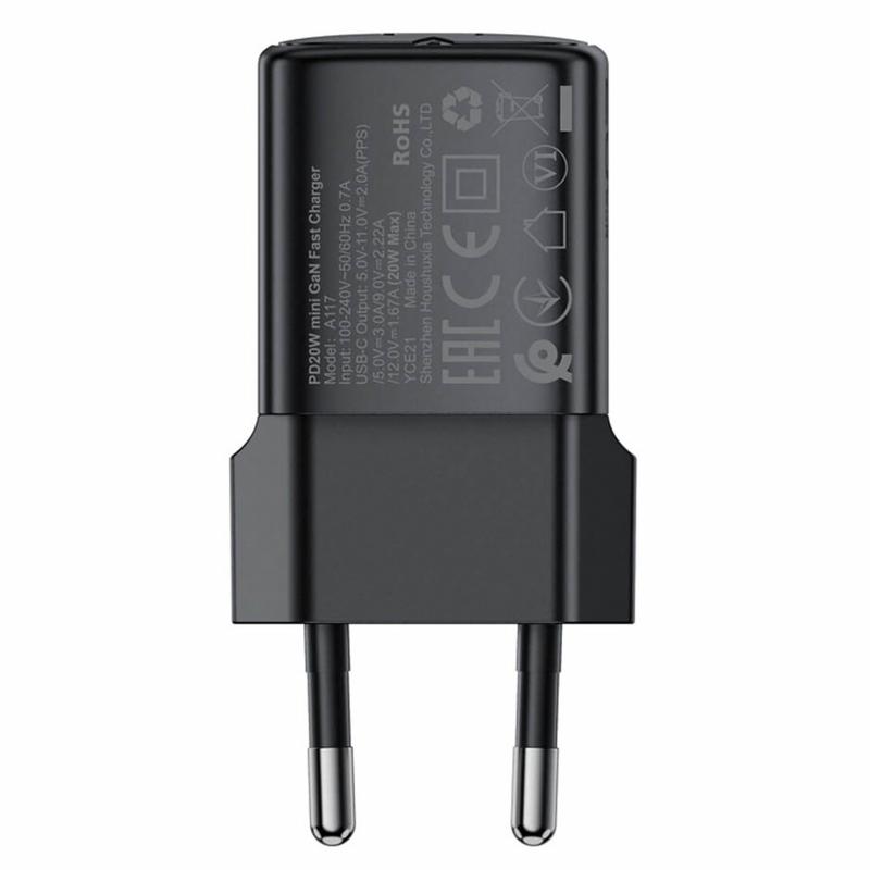 СЗУ Acefast A117 mini PD20W GaN (1USB-C)