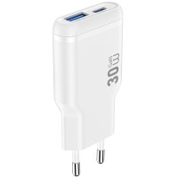 СЗУ WIWU G033 Essen PD30W+QC3.0 GaN (1USB-A/1C)