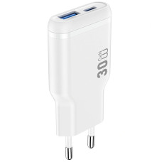 СЗУ WIWU G033 Essen PD30W+QC3.0 GaN (1USB-A/1C)