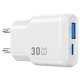 СЗУ WIWU G033 Essen PD30W+QC3.0 GaN (1USB-A/1C)