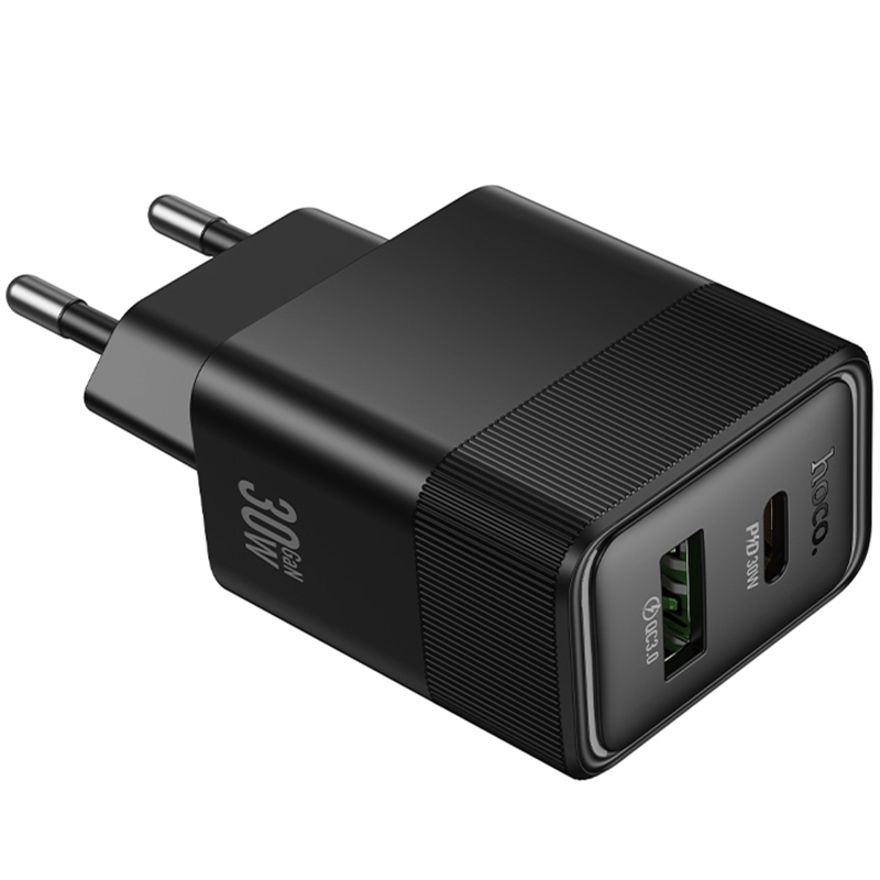 СЗУ Hoco CS112A Lounge PD30W+QC3.0 (1USB-A/1C)