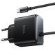 СЗУ Hoco C163A New PD25W (1USB-C) + встроенный кабель Type-C