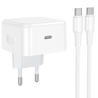 Уценка СЗУ Hoco C161A Speed PD40W (1USB-C) + кабель Type-C to Type-C