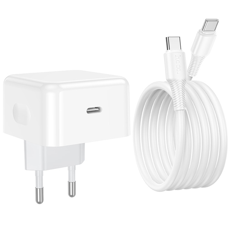 Уценка СЗУ Hoco C161A Speed PD40W (1USB-C) + кабель Type-C to Type-C