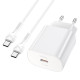 СЗУ Hoco N22 Jetta PD25W (1USB-C) + кабель Type-C to Type-C