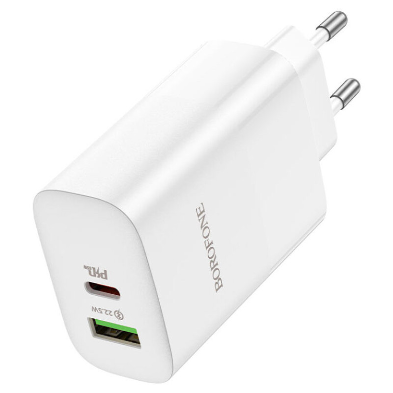 СЗУ Borofone BN10 Sunlight PD65W (1USB-A/1C)