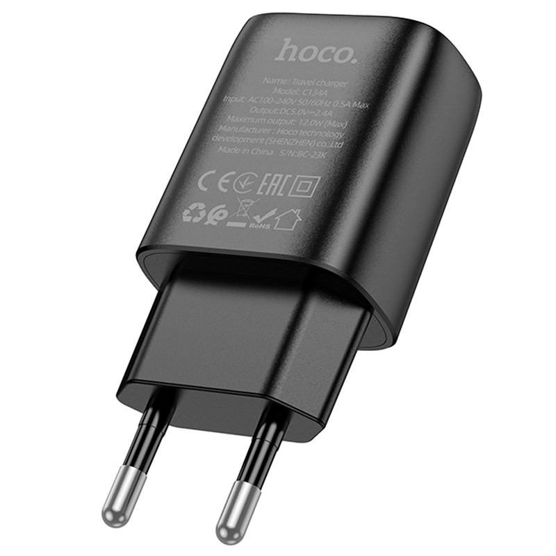 СЗУ Hoco C134A Solid 12W (1USB-A)
