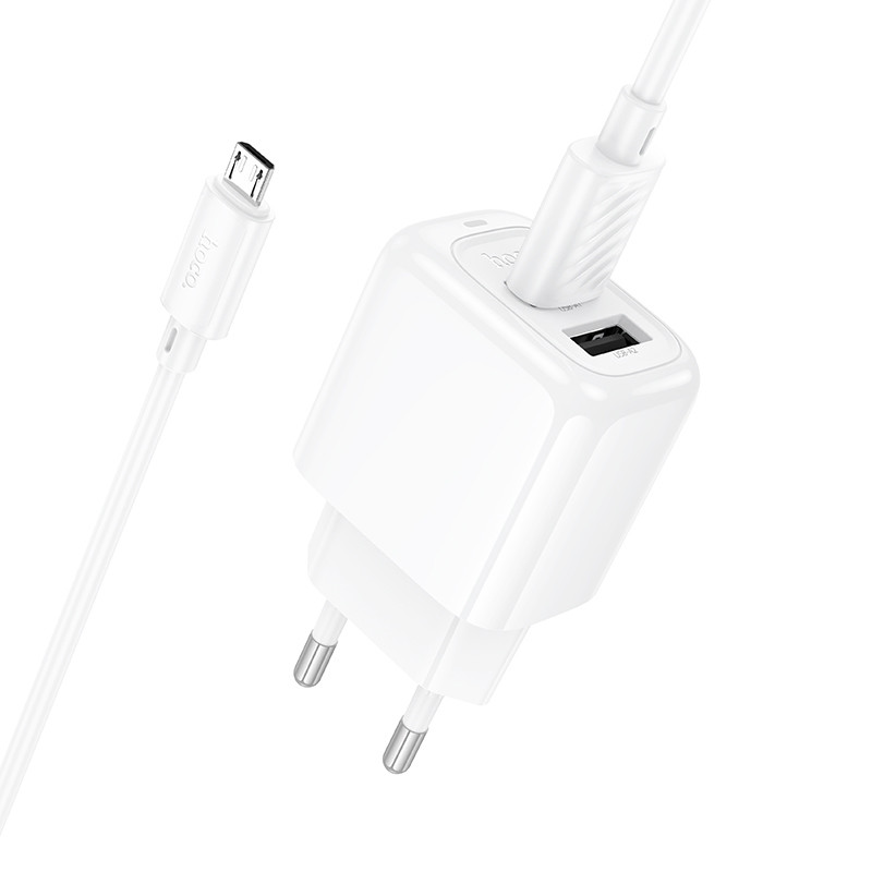СЗУ Hoco CS51A Surplus (2USB-A) + кабель USB to MicroUSB