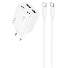 СЗУ Hoco N55 Fundador PD20W four-port (2USB-A/2C) + Type-C to Type-C