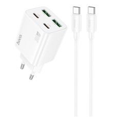 СЗУ Hoco N56 Fundador PD30W four-port (2C2A) + Type-C to Type-C