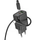 СЗУ Hoco N61 Gentle PD20W+QC3.0 (1USB-A/1C) + кабель Type-C to Lightning