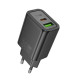 СЗУ Hoco N63 Gentle PD30W+QC3.0 (1USB-A/1C) + кабель Type-C to Type-C