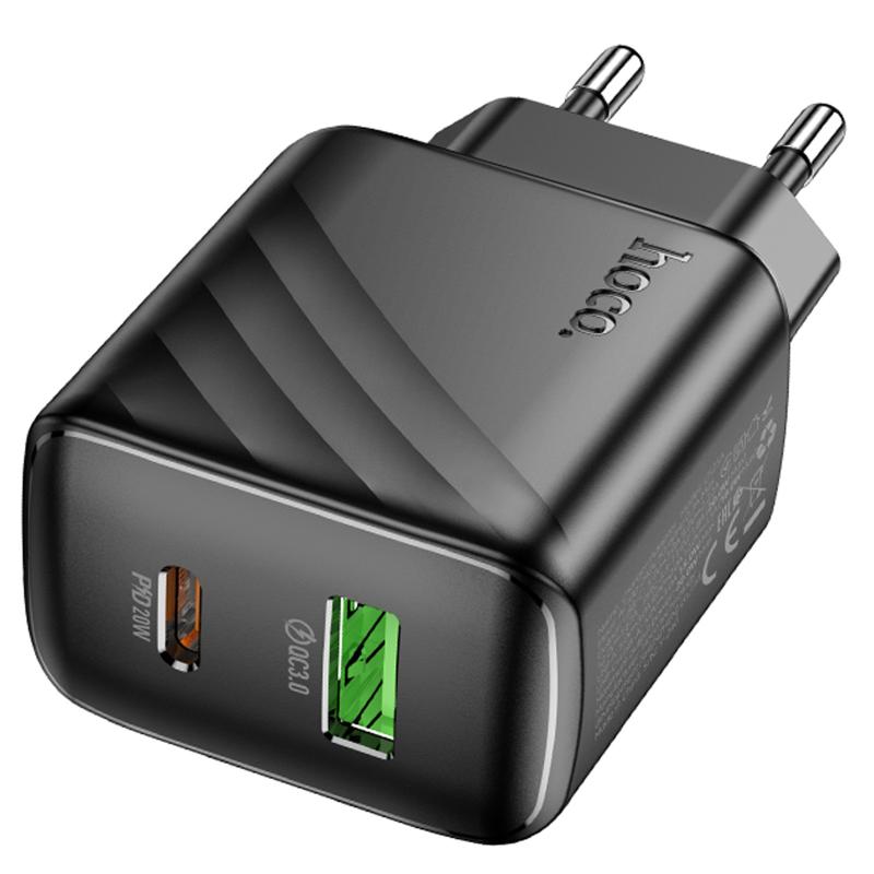 СЗУ Hoco CS25A Rico PD20W+QC3.0 (1USB-A/1C)