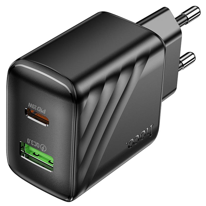 СЗУ Hoco CS25A Rico PD20W+QC3.0 (1USB-A/1C)