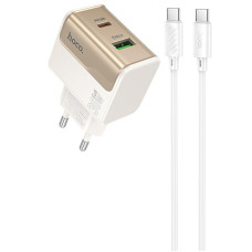 СЗУ Hoco CS73A Star Speed PD30W+QC3.0 (1USB-A/1C) + кабель Type-C to Type-C