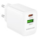 СЗУ Borofone BN27 Fuente PD20W+QC3.0 (1USB-A/1C)