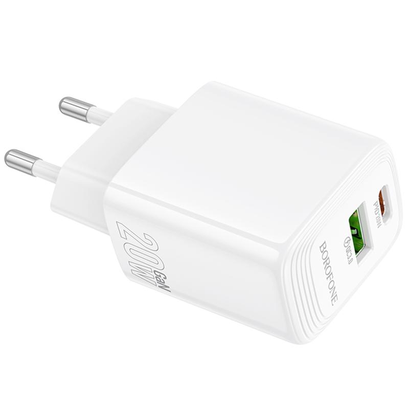 СЗУ Borofone BN27 Fuente PD20W+QC3.0 (1USB-A/1C)