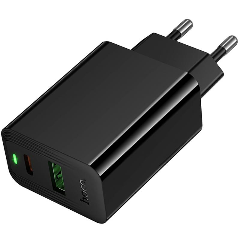 СЗУ Hoco CS94A Leader PD20W+QC3.0 (1USB-A/1C)
