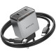 СЗУ Borofone BN21 Lena PD40W+QC3.0 (2USB-C) + кабель Type-C to Type-C
