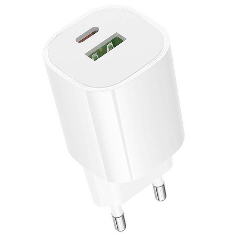 Уценка СЗУ Borofone BA104A Pudding PD20W+QC3.0 (1USB-A/1C)