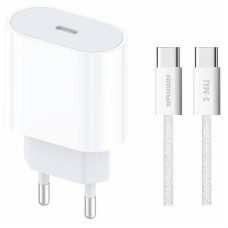 СЗУ Amaya E69S PD35W (1USB-C) + кабель Type-C to Type-C
