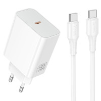 СЗУ Hoco C162A Source PD40W (1USB-C) + кабель Type-C to Type-C