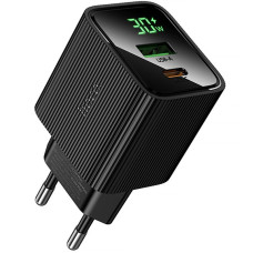 Уценка СЗУ Hoco CS84A Excellent with digital display PD30W+QC3.0 (1USB-A/1C)