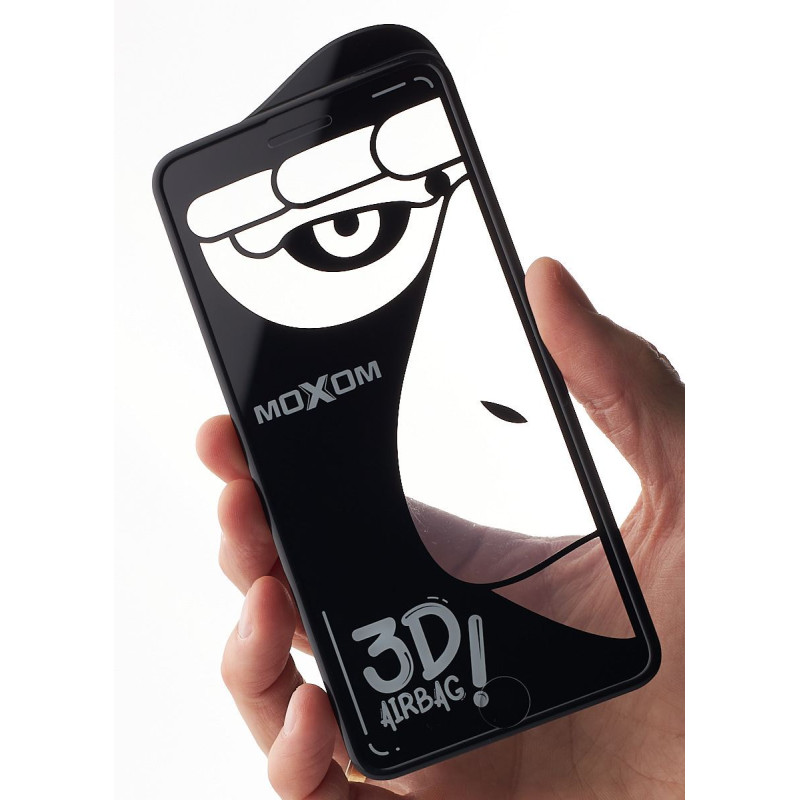 Захисне скло MOXOM AF AirBag для iPhone 6 Plus / iPhone 7 Plus/ iPhone 8 Plus чорний